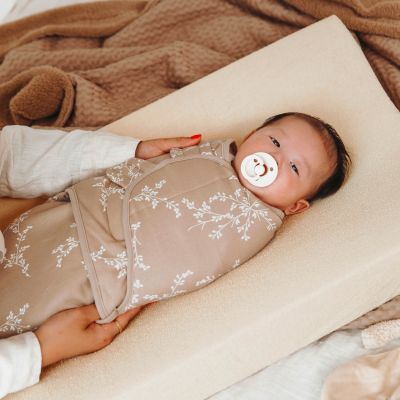 Meyco Baby Aankleedkussenhoes Badstof Uni Sand 50 x 70 cm 2-Pack