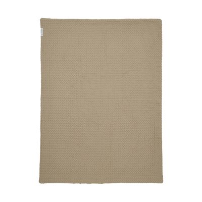 Meyco Baby Wiegdeken Wafel Teddy Taupe 75 x 100 cm