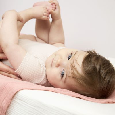 Meyco Baby Uni Aankleedkussenhoes - 50 x 70 cm - Pre-Washed Hydrofiel - Naturel 