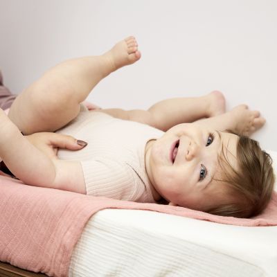 Meyco Baby Uni Aankleedkussenhoes - 50 x 70 cm - Pre-Washed Hydrofiel - Naturel 