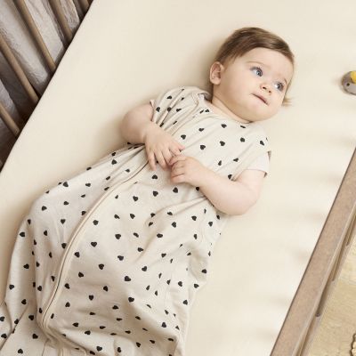 Meyco Baby Uni Hoeslaken Ledikant- 2 Stuks - 60 x 120 cm - Jersey - Soft Sand