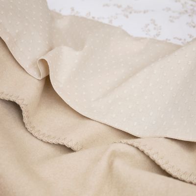 Meyco Baby Ledikantdeken Geweven Uni Sand 100 x 150 cm