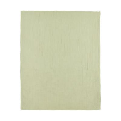 Meyco Baby Hydrofiel Ledikantlaken - Uni - Soft Olive - 100x150 cm 