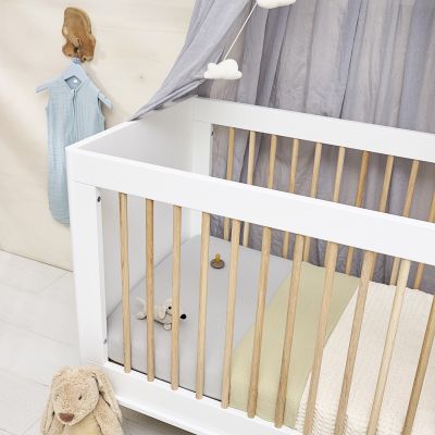 Meyco Baby Hydrofiel Ledikantlaken - Uni - Soft Olive - 100x150 cm 