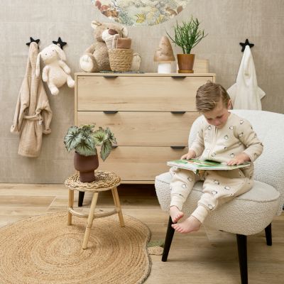 Meyco Baby Slaapzak Jumper Winter Penguin Soft Sand 104 cm