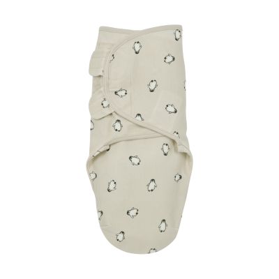 Meyco Baby SwaddleMeyco Inbakerdoek Penguin Soft Sand 4-6 Maanden
