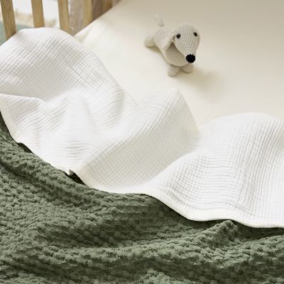 Meyco Baby Uni Wieglaken - Pre-Washed tetra - 75 x 100 cm - Naturel Meyco Baby Uni Wieglaken - Pre-Washed tetra - 75 x 100 cm - Naturel