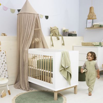 Meyco Baby Uni Zomer Slaapoverall Jumper - 92 cm - Pre-Washed Hydrofiel - Soft Olive