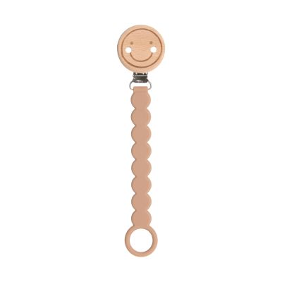 Lassig Fopspeenhouder Wood/Silicone Tiny Smile