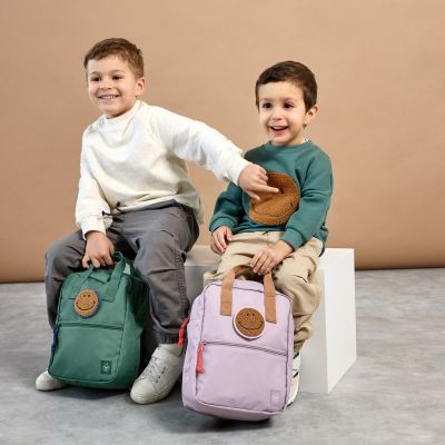 Lässig Little Gang Mini Backpack Square - Dark Green