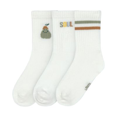Lässig Tennis Socks GOTS - 3-pack - Pear