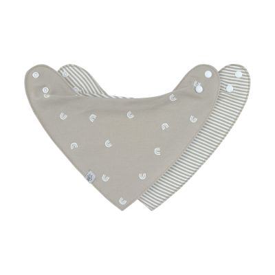 Lässig Bandana Slabbetjes - Rainbow - 2 Stuks