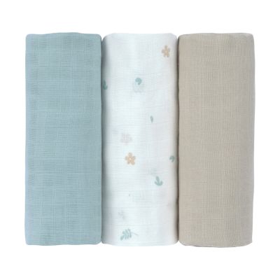 Lässig Multidoek L - Floral - 80 x 80 cm - 3 Stuks