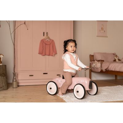 Little Dutch Retro Loopauto - Roze Little Dutch Retro Loopauto - Roze