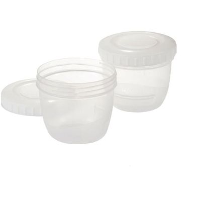 Difrax Voeding Bewaarbakjes (6Stuks)