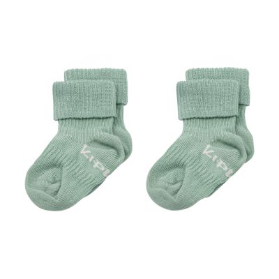 Kipkep Blijf-Sokjes - 0-6 Mnd - Pale Green