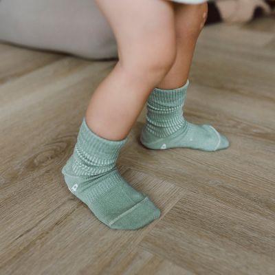 Kipkep Blijf-Sokjes - 12-18 Mnd - Pale Green