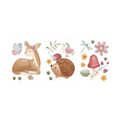 Little Dutch Muurstickers Fairy Garden - 3x A4 Size Sheets