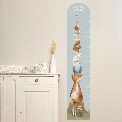 Little Dutch Muursticker Groeimeter Forest Friends 27,5 x 142 cm