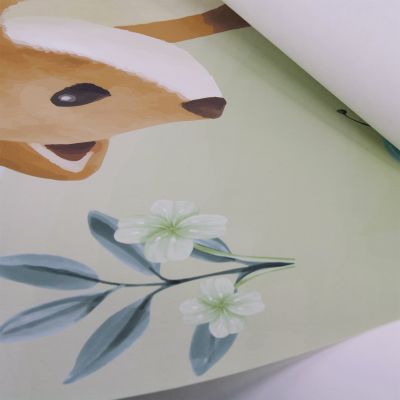 Little Dutch Wallpaper Circle Forest Friends 100 cm