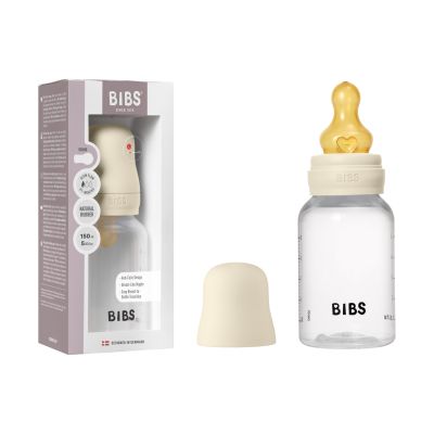 Bibs Fles - Slow Flow - 150 ml - Latex - Ivory
