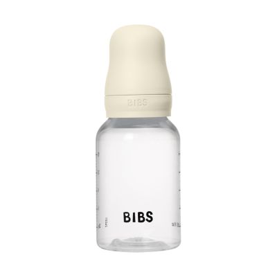BIBS Fles - Slow Flow - 150 ml - Latex - Ivory - Ronde Speen 