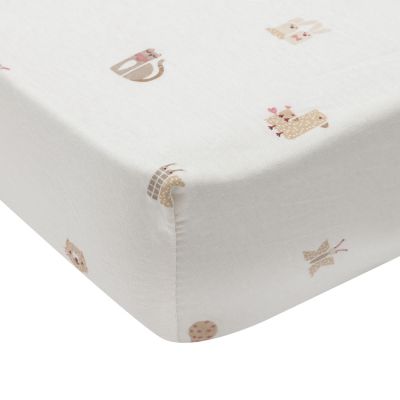 Jollein Hoeslaken Jersey 70/75x140/150cm - Animal Friends