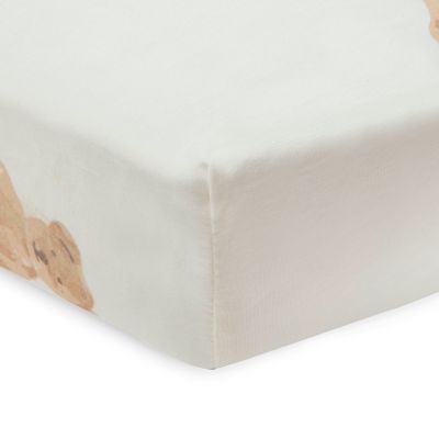 Jollein Ledikanthoeslaken Jersey 60 x 120 cm Teddy Bear