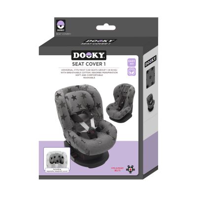 Dooky Autostoelhoes Grey Stars 1+