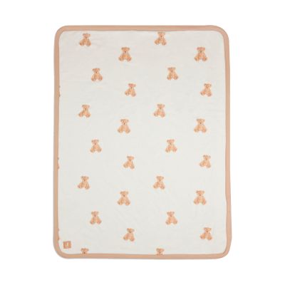 Jollein Ledikantdeken Jersey Teddy Bear 100 x 150 cm