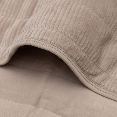 Jollein Deken Wieg 75x100cm Velvet Rib - Milky Coffee