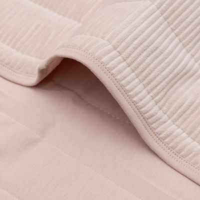 Jollein Deken Wieg 75x100cm Velvet Rib - Wild Rose