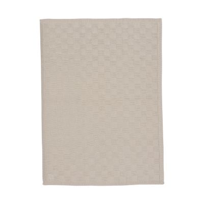 Jollein Deken Wieg - Box Knit - 75 x 100 cm - Warm Sand