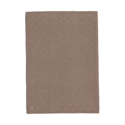 Jollein Deken Wieg - Box Knit - 75 x 100 cm - Milky Coffee Jollein Deken Wieg - Box Knit - 75 x 100 cm - Milky Coffee