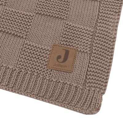 Jollein Deken Ledikant - Box Knit - 100 x 150 cm - Milky Cofee