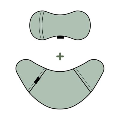 KipKep Mama & Mini Bundel – Lexie + Woller - Pale Green