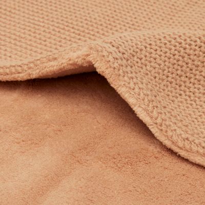 Jollein Wiegdeken Basic Knit Biscuit/Fleece 75 x 100 cm Jollein Wiegdeken Basic Knit Biscuit/Fleece 75 x 100 cm