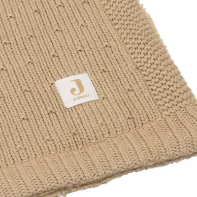 Jollein Wiegdeken - Sprinkle Knit / Fluffy - 75 x 100 cm - Hazel Jollein Wiegdeken - Sprinkle Knit / Fluffy - 75 x 100 cm - Hazel