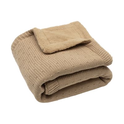 Jollein Wiegdeken - Sprinkle Knit / Fluffy - 75 x 100 cm - Hazel Jollein Wiegdeken - Sprinkle Knit / Fluffy - 75 x 100 cm - Hazel