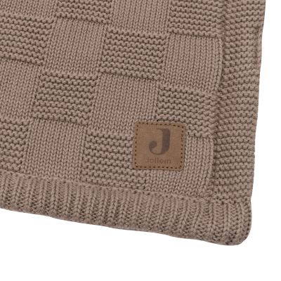 Jollein Deken Ledikant Box Knit - Velvet - 100 x 150 cm - Milky Coffee Jollein Deken Ledikant Box Knit - Velvet - 100 x 150 cm - Milky Coffee