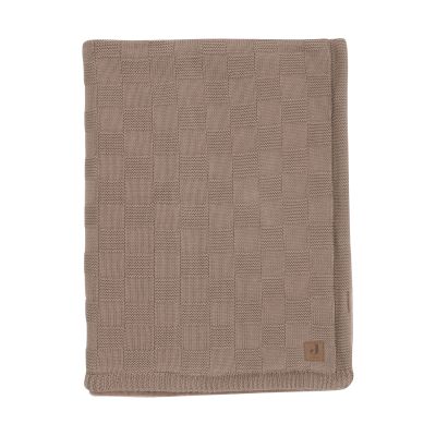 Jollein Deken Ledikant Box Knit - Velvet - 100 x 150 cm - Milky Coffee Jollein Deken Ledikant Box Knit - Velvet - 100 x 150 cm - Milky Coffee