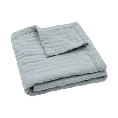 Jollein Deken - 75 x 100 cm - Hydrofiel - Jacquard Sea Green 