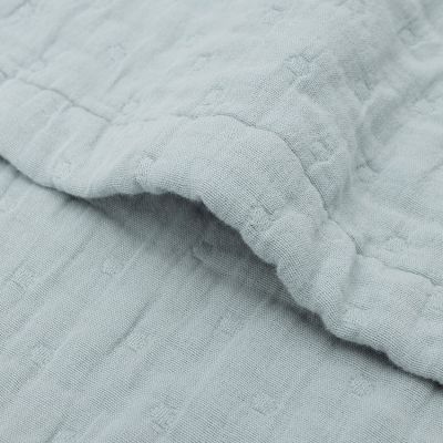 Jollein Deken - 75 x 100 cm - Hydrofiel - Jacquard Sea Green 