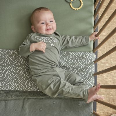 Meyco Pyjama Cheetah Forestgreen mt.86/92 2-Pack