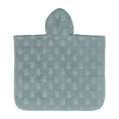 Jollein Miffy Jacquard Badponcho - Badstof - Sea Green