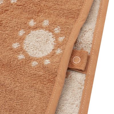 Jollein Jacquard Badponcho - 2-zijdig - Badstof - Sun