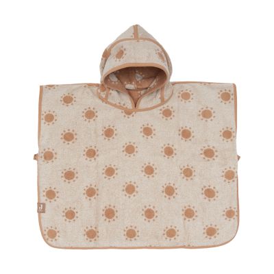 Jollein Jacquard Badponcho - 2-zijdig - Badstof - Sun
