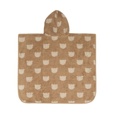 Jollein Badponcho Badstof Jacquard Teddy Bear Reversible Jollein Badponcho Badstof Jacquard Teddy Bear Reversible