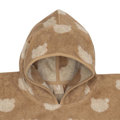 Jollein Badponcho Badstof Jacquard Teddy Bear Reversible Jollein Badponcho Badstof Jacquard Teddy Bear Reversible