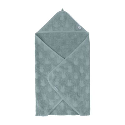 Jollein Miffy Jacquard Badcape - 75 x 75 cm - Badstof - Sea Green 